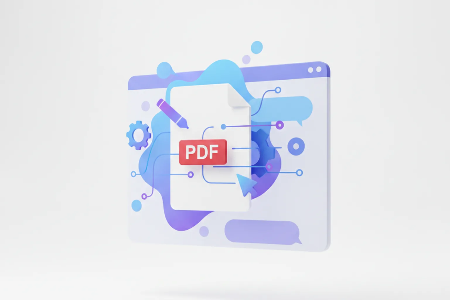 PDF-документ в интерфейсе чат-ассистента — Adobe Acrobat в плагине Claude
