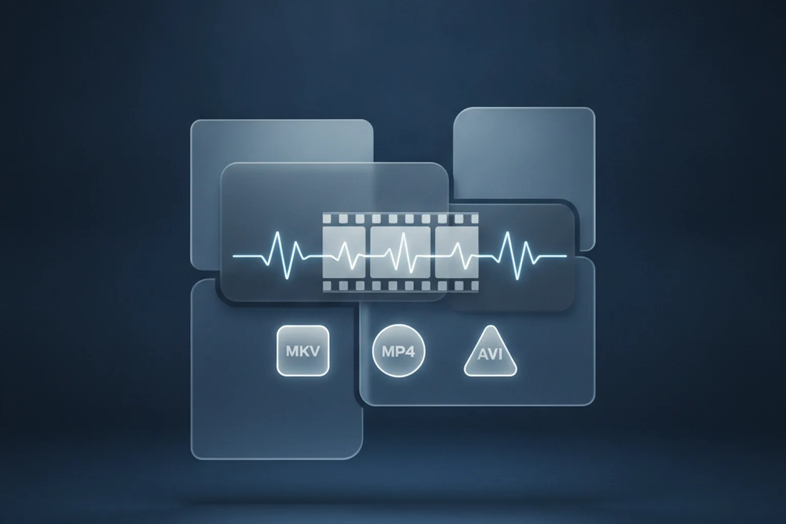 Киноплёнка с аудиоволной и иконками форматов MKV, MP4, AVI — обновление K-Lite Codec Pack 19.9.0