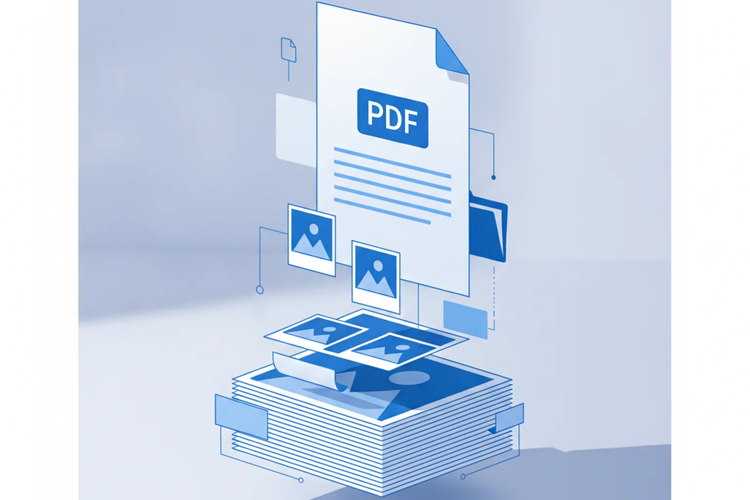 Несколько изображений JPG объединяются в один документ PDF
