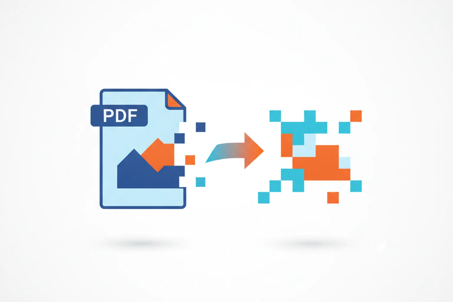 PDF-документ превращается в изображение JPG