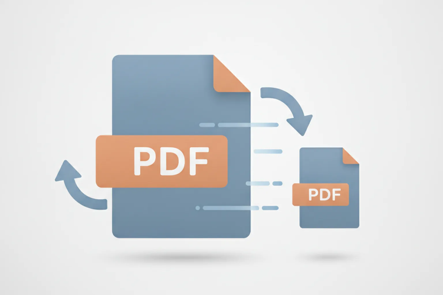 Большой PDF-файл сжимается в маленький