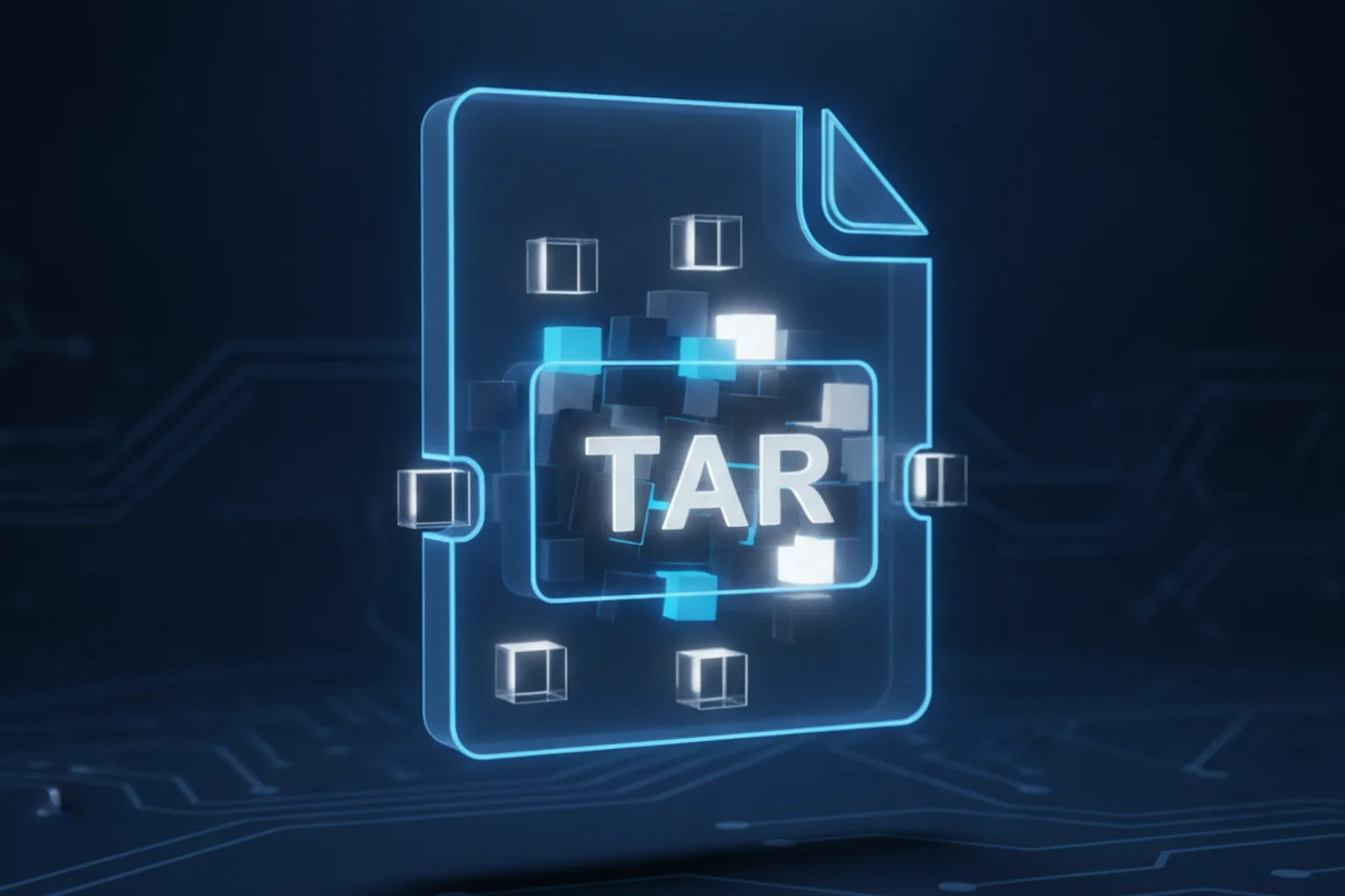 Голографический TAR-файл с кубами данных — WinRAR 7.30 Beta 1
